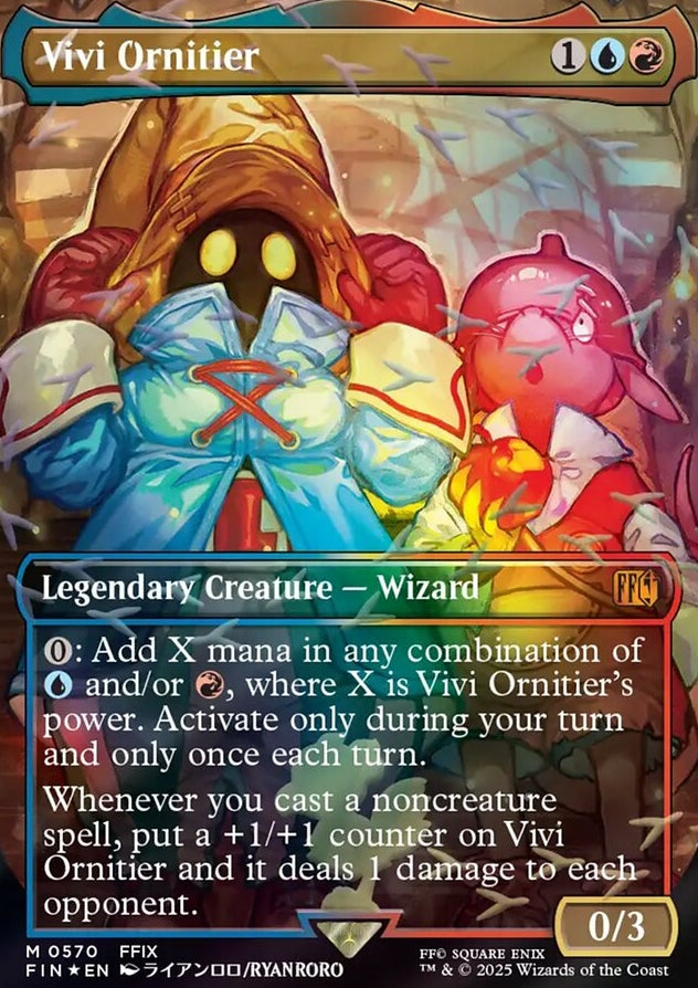 Vivi Ornitier [ #0570 Borderless Chocobo Track Foil ] (FIN-M)