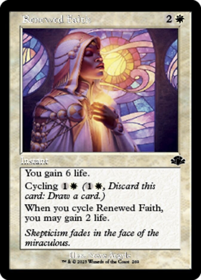Renewed Faith [#269 Old Frame Bonus Sheet] (DMR-C)