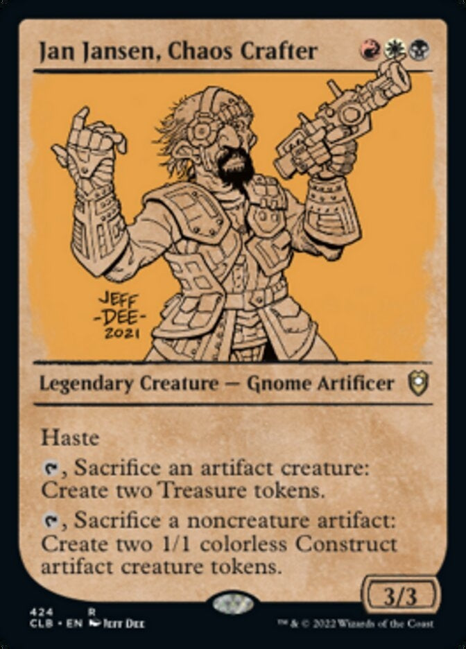 Jan Jansen, Chaos Crafter [#424 Showcase] (CLB-R)