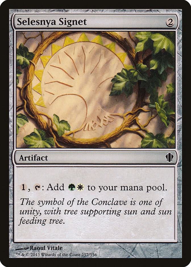 Selesnya Signet (C13-C) Light Play