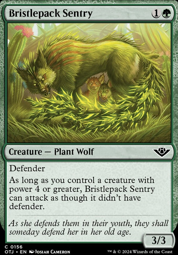 Bristlepack Sentry [#0156] (OTJ-C-FOIL)