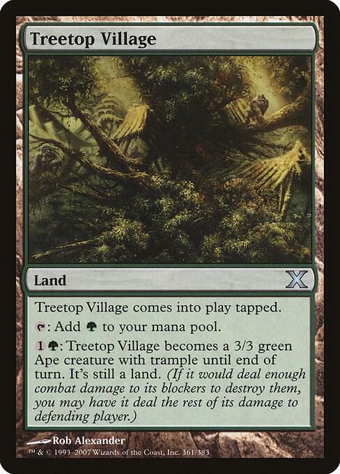 Treetop Village (10E-U) Lightly Played