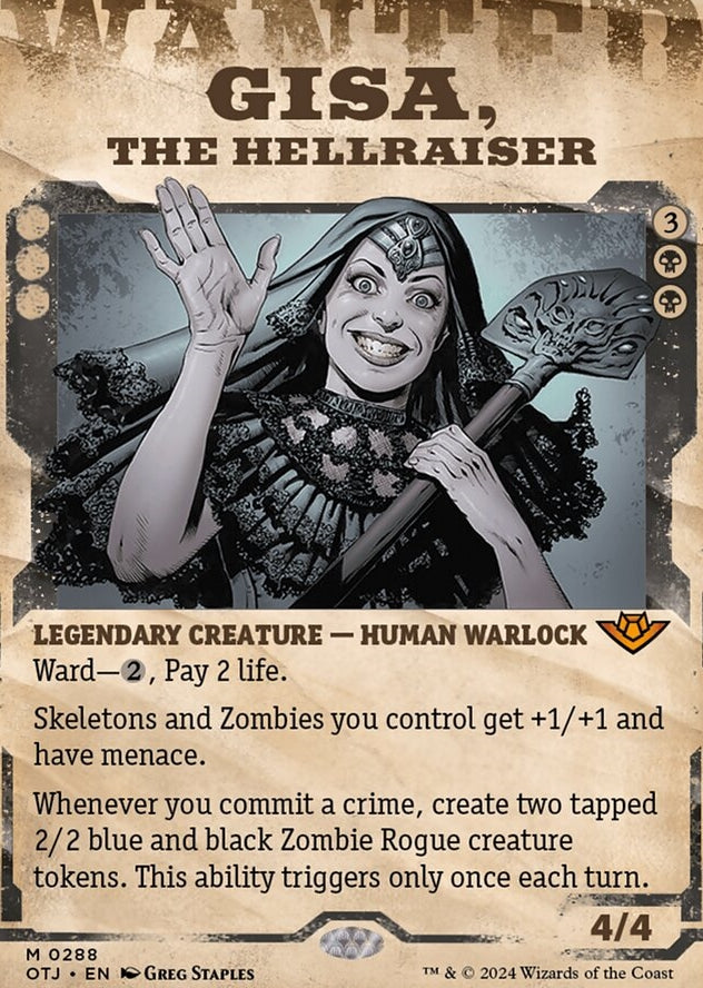 Gisa, the Hellraiser [#0288 Showcase] (OTJ-M-FOIL)