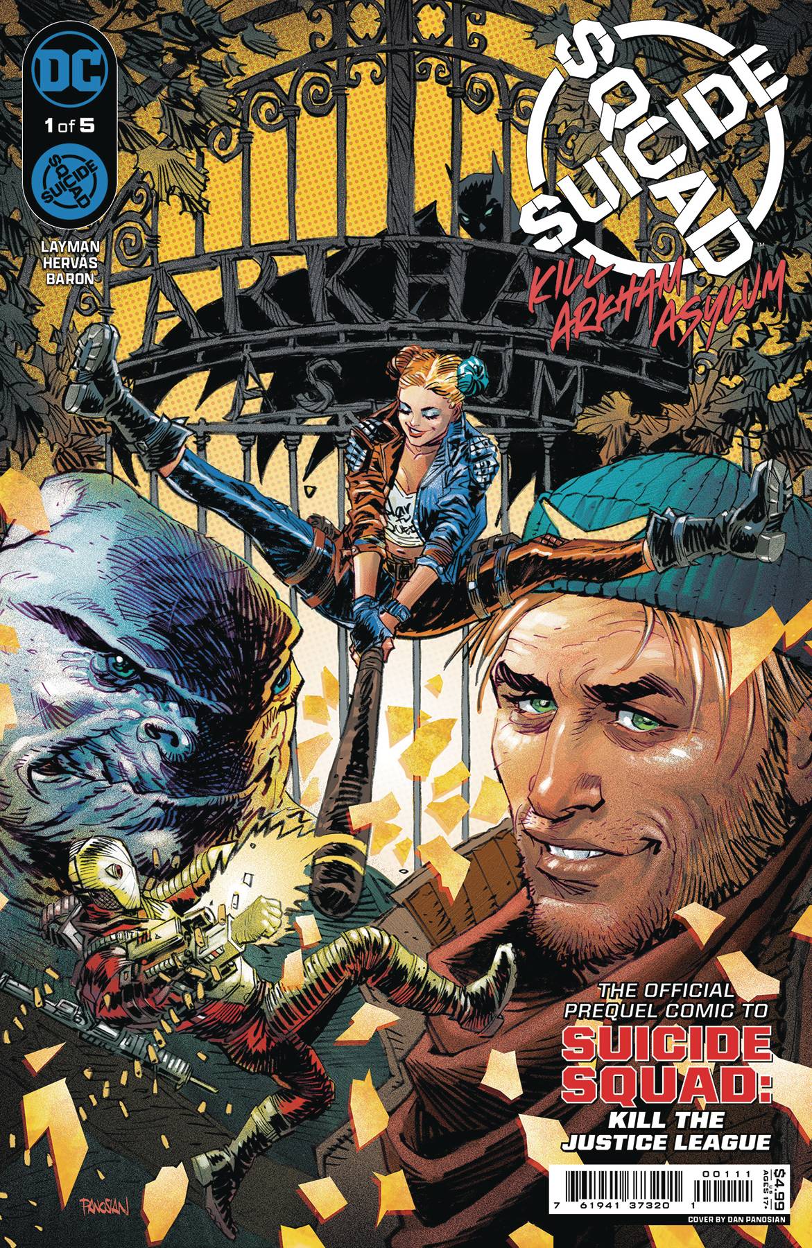 SUICIDE SQUAD KILL ARKHAM ASYLUM #1 (OF 5) CVR A DAN PANOSIAN (MR)