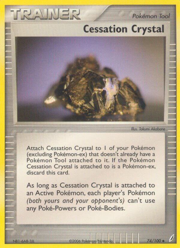 Cessation Crystal - 74/100 (CG) Uncommon - Moderately Played