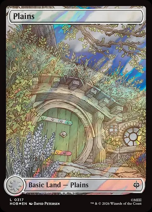 Plains [ #0317 Full Art Seasonal Surge Foil ] (HOB-L)
