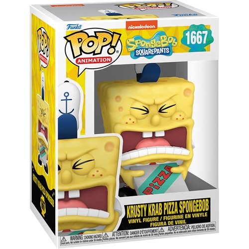 POP Figure: Spongebob #1667 -  Krusty Krab Pizza SpongeBob 25th Anniversary