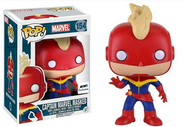 POP Figure: Marvel #0154 - Captain Marvel Masked (GTS)