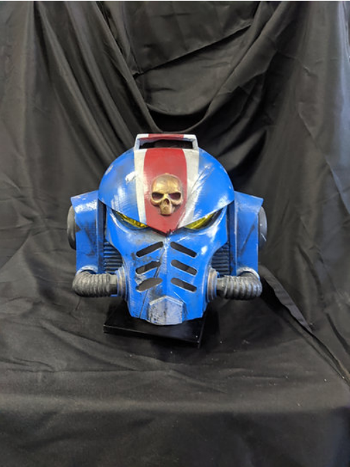 Helene Charity Raffle: Galaxy Props Space Marine Cosplay Helmet ($250 Value)