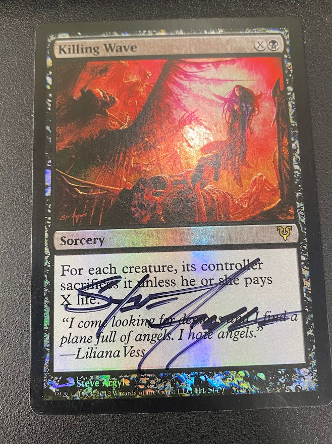 Killing Wave (AVR-R-FOIL) Signed By Artist
