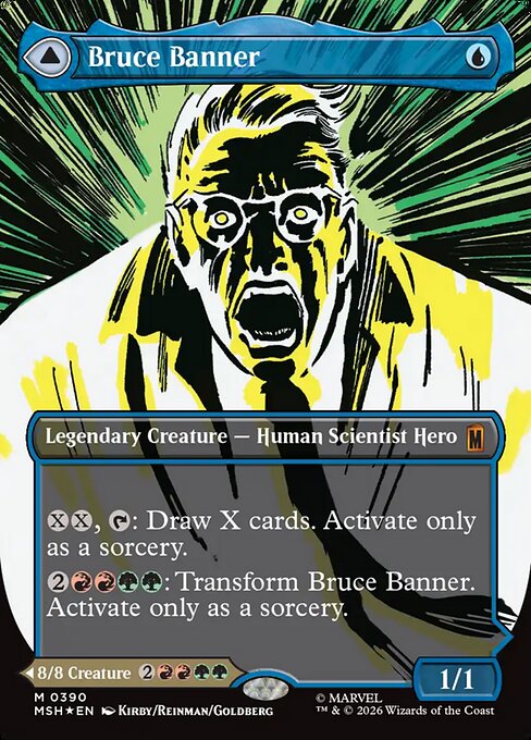 Bruce Banner // The Incredible Hulk [ #0390 Borderless Classic Comic ] (MSH-M)