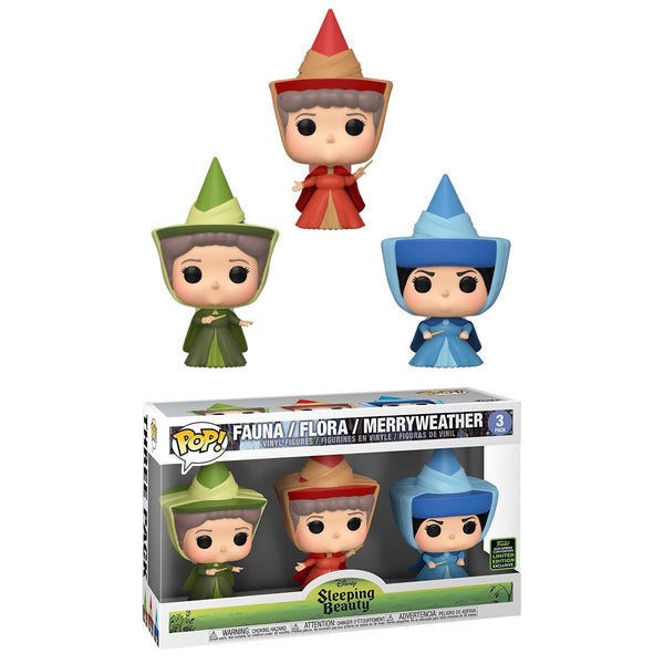 POP Figure Box Set: Disney - Fauna / Flora / Merryweather (3 Pack) (2020 Spring Con)