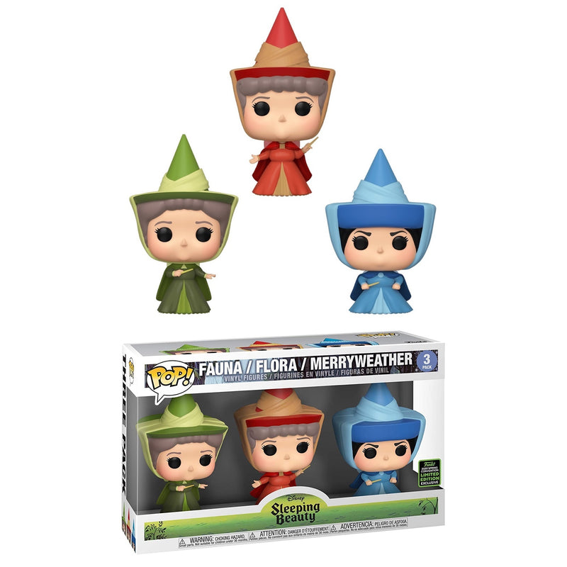 POP Figure Box Set: Disney - Fauna / Flora / Merryweather (3 Pack) (2020 Spring Con)