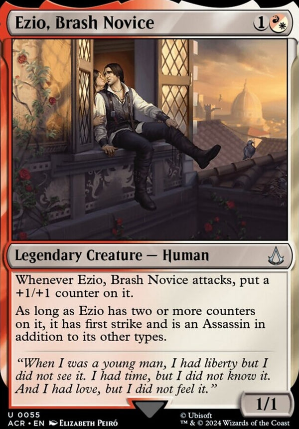 Ezio, Brash Novice [#0055] (ACR-U-FOIL)