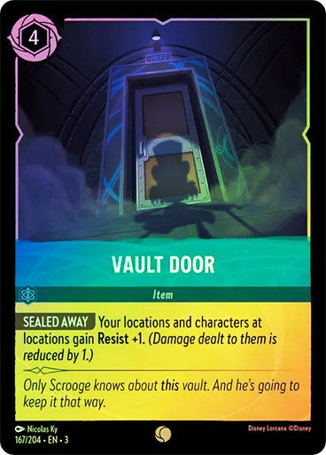 Vault Door (Into the Inklands 167/204) Common - Near Mint Cold Foil