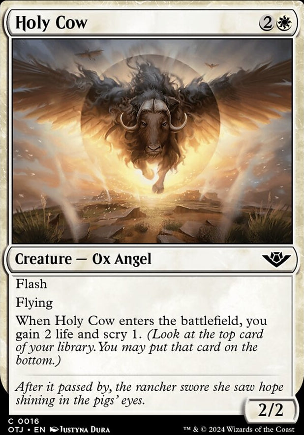 Holy Cow [#0016] (OTJ-C-FOIL)