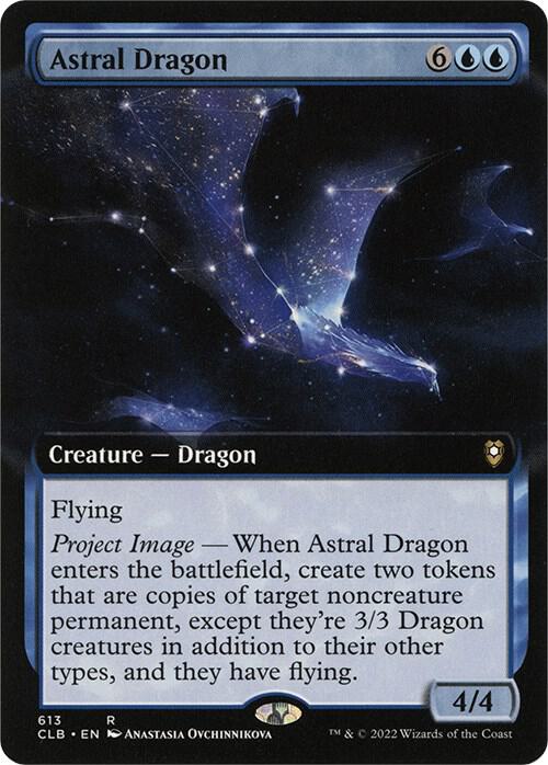 Astral Dragon [#613 Commander Decks Extended Art] (CLB-R)