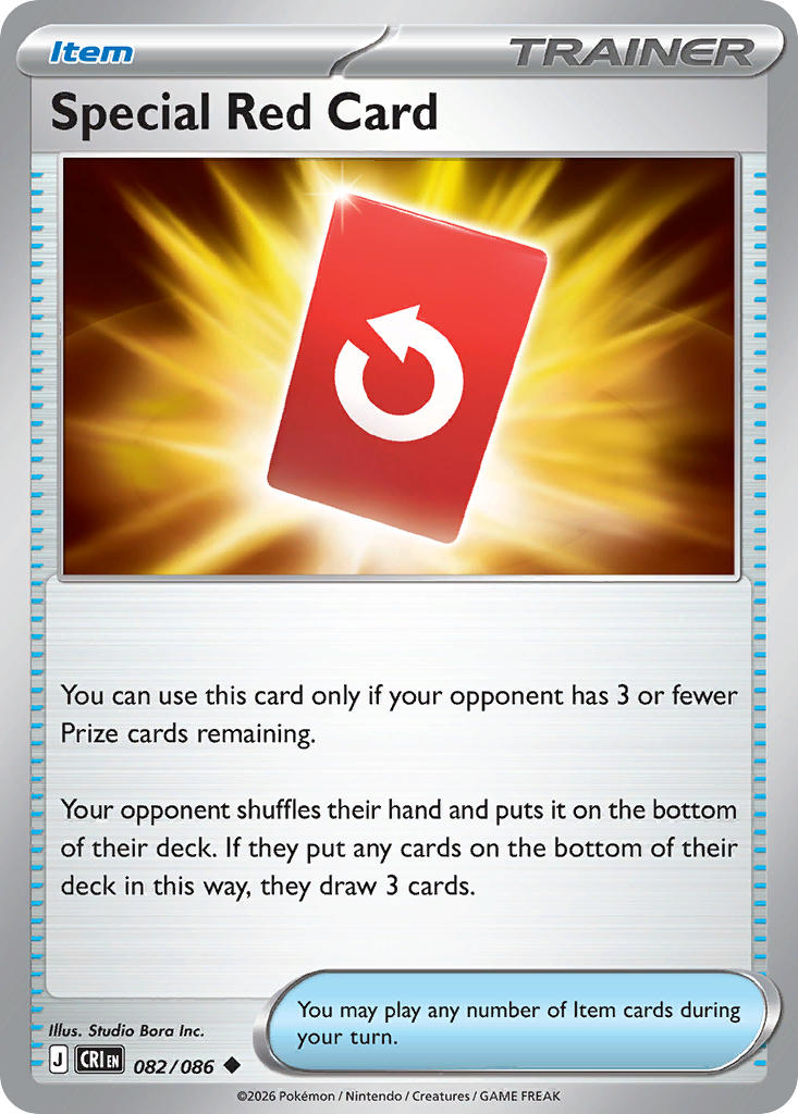 Special Red Card - 082/086 (CRI) Uncommon