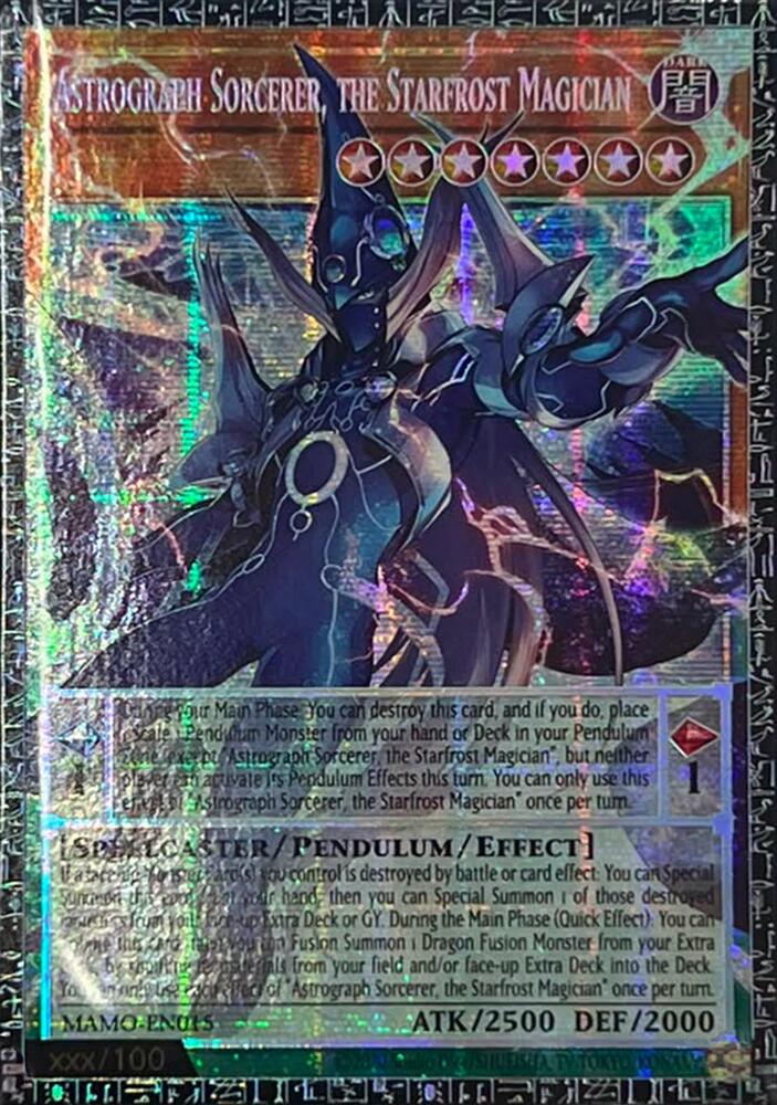 Astrograph Sorcerer, the Starfrost Magician (MAMO-EN015*)