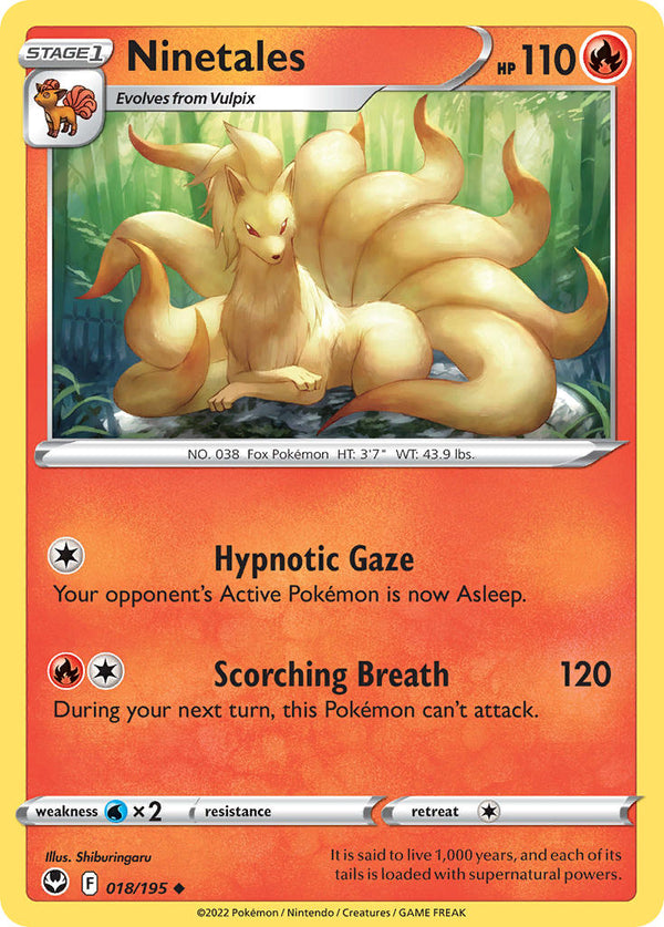 Ninetales - 018/195 (SWSH12) Uncommon - Near Mint