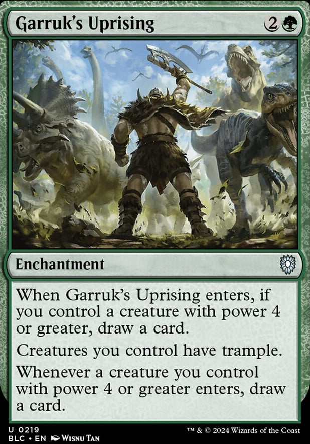 Garruk's Uprising [#0219] (BLC-U)