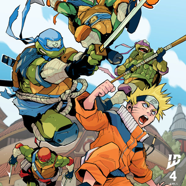 Teenage Mutant Ninja Turtles x Naruto #4 Variant D (Kerschl)