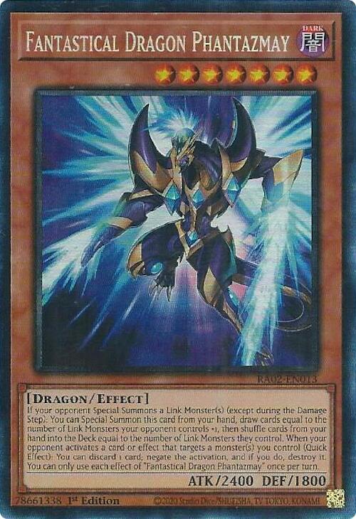 Fantastical Dragon Phantazmay (Alternate Art) (RA02-EN013) Prismatic Collector's Rare - Near Mint 1st Edition