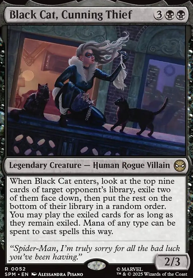 Black Cat, Cunning Thief [ #0052 ] (SPM-R)