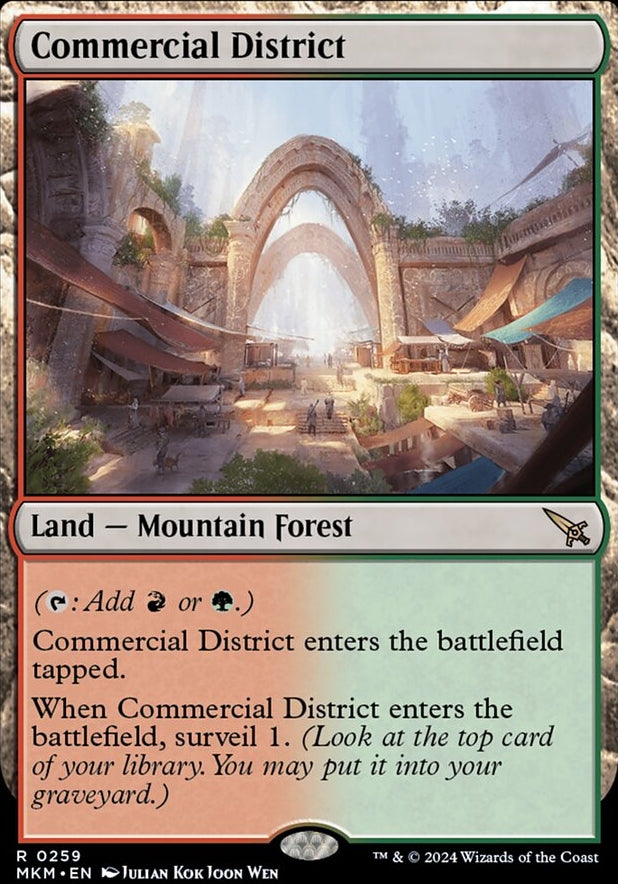 Commercial District [#0259] (MKM-R-FOIL)