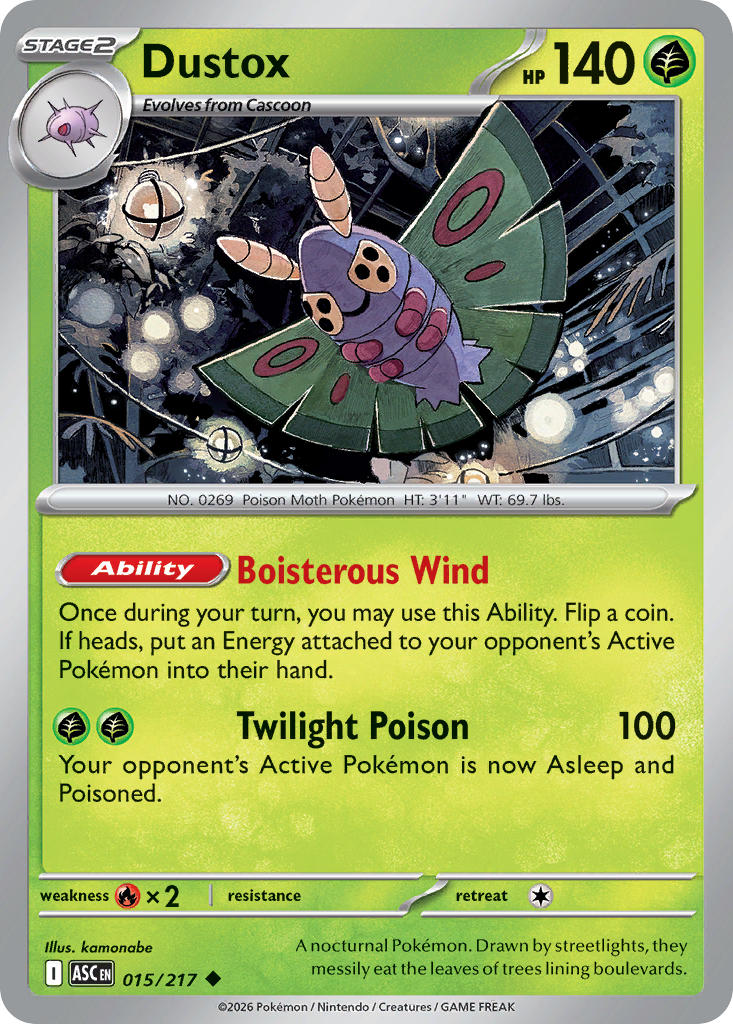 Dustox - 015/217 (ASC) Uncommon