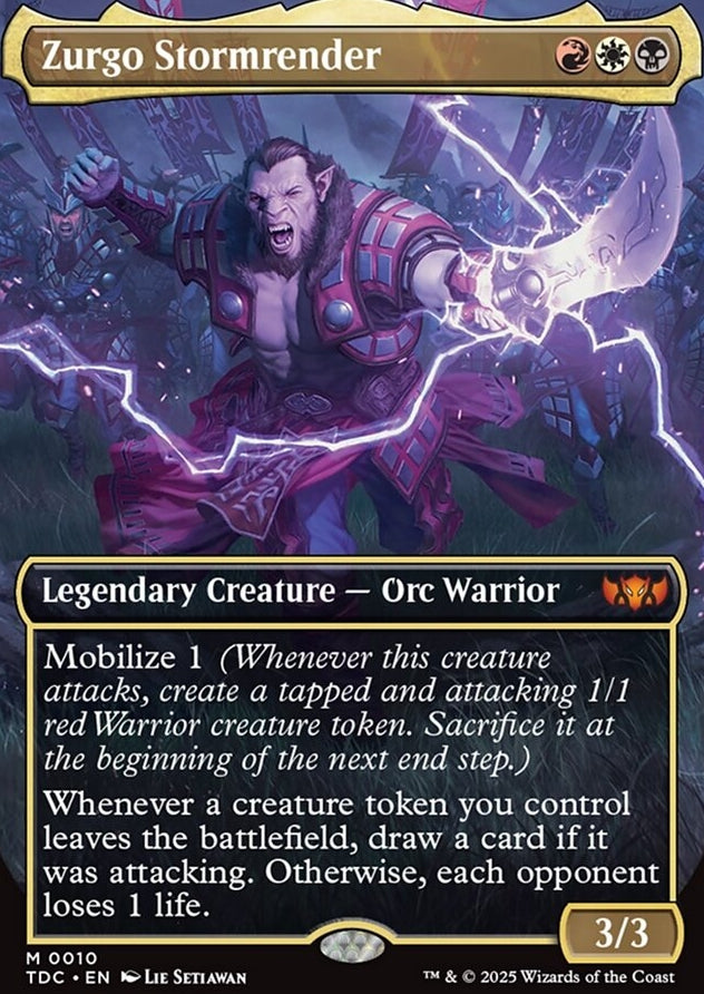 Zurgo Stormrender [ #0010 Borderless ] (TDC-M)