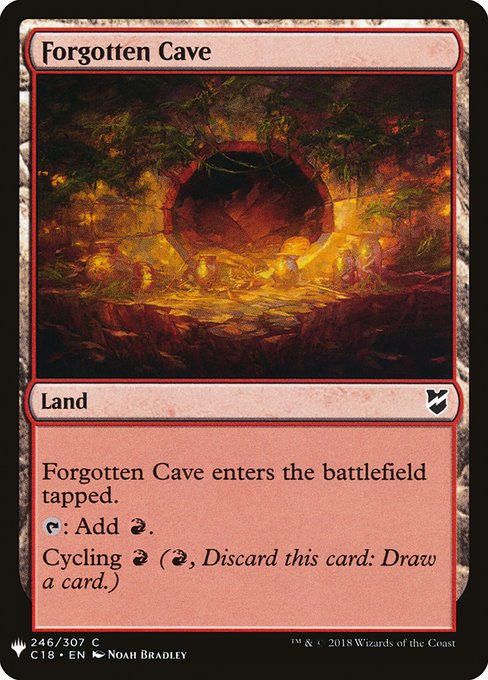 Forgotten Cave [Mystery Booster #1668] (C18-C)