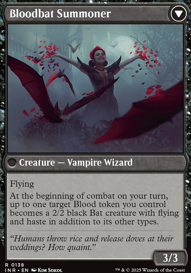 Voldaren Bloodcaster // Bloodbat Summoner [ #0138 ] (INR-R)