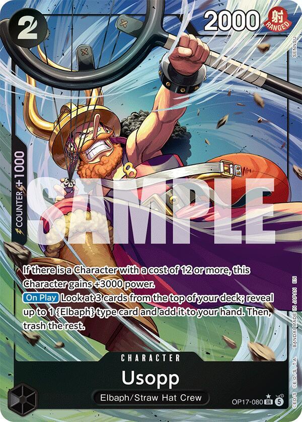Usopp (Alternate Art) - The World's Strongest Warriors (OP17)