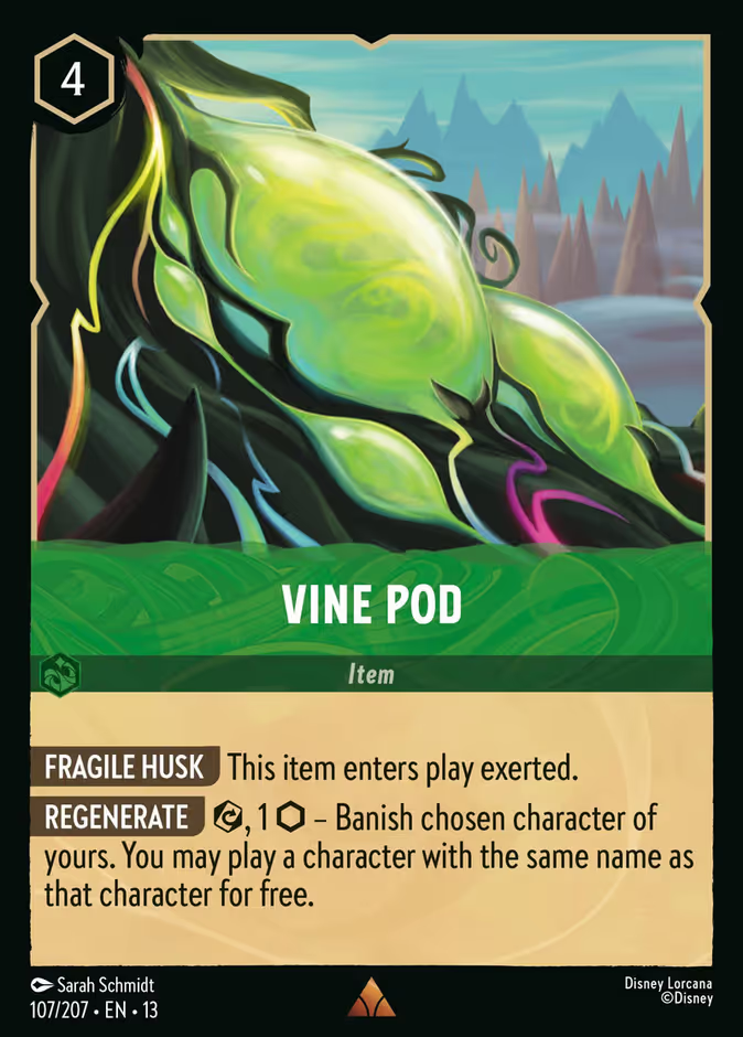 Vine Pod (107/204 - Attack of the Vine!) Rare