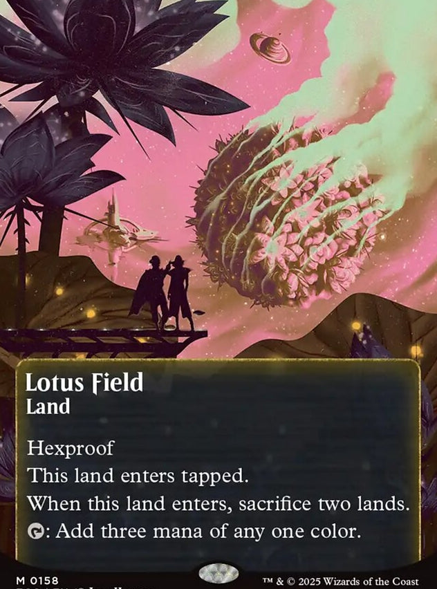 Lotus Field [ #0158 Galaxy Foil Poster Stellar Sights ] (EOS-M)