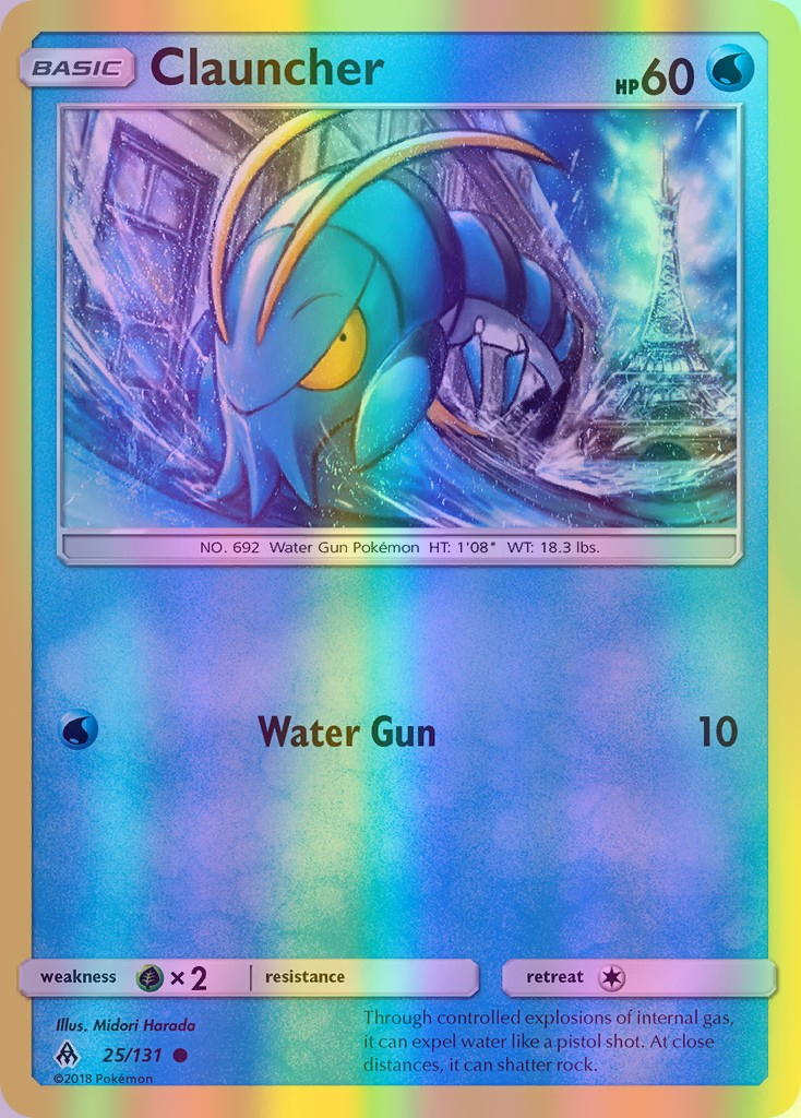Clauncher - 025/131 (FLI) Common - Near Mint Reverse Holofoil