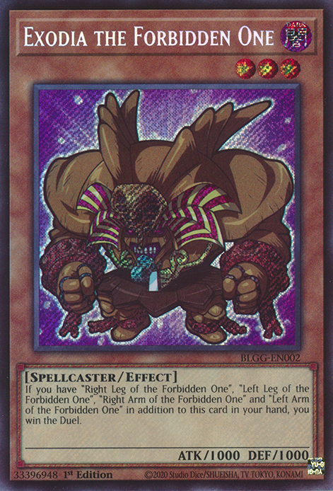 Exodia the Forbidden One (BLGG-EN002)