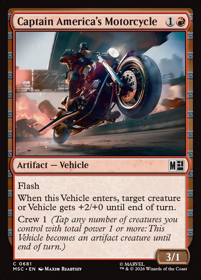 Captain America's Motorcycle [ #0681 ] (MSC-C)