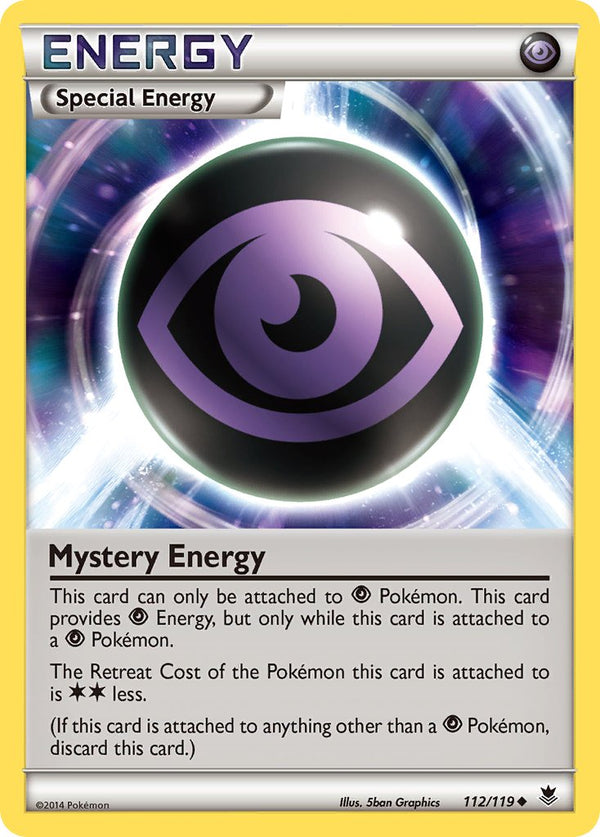 Mystery Energy - 112/119 (PHF) Uncommon - Near Mint