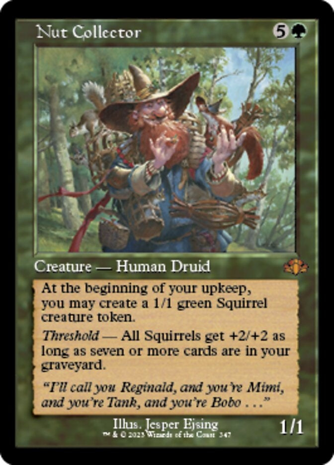 Nut Collector [#347 Old Frame Bonus Sheet] (DMR-M)