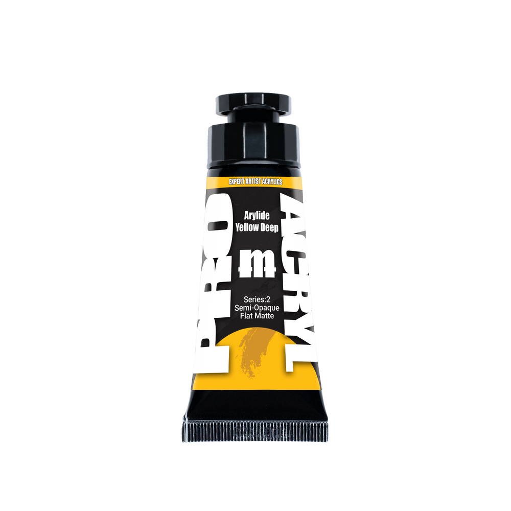 Monument Hobbies: Expert Acrylics - 021 Arylide Yellow Deep (30mL)