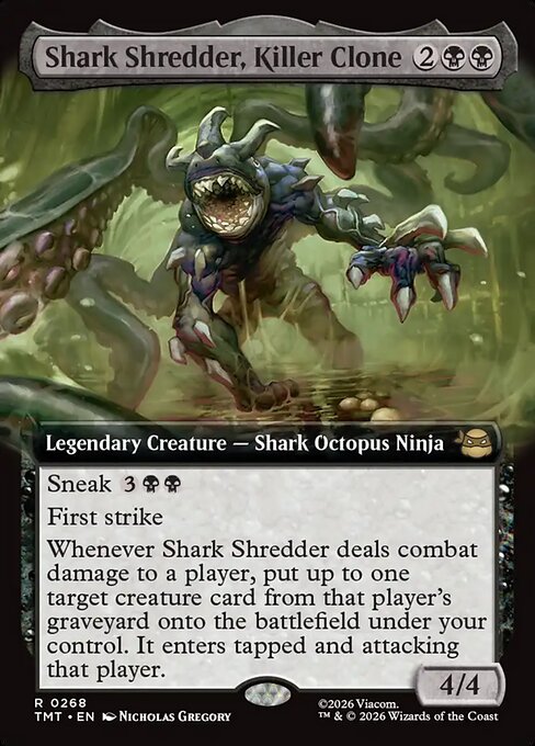 Shark Shredder, Killer Clone [ #0268 Extended Art ] (TMT-R)