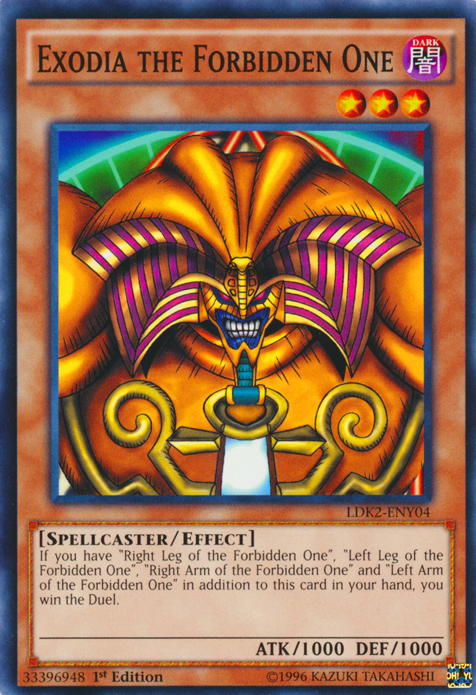 Exodia the Forbidden One (LDK2-ENY04) Common - Near Mint 1st Edition