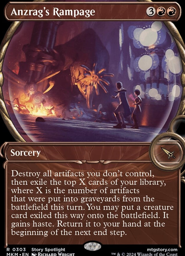 Anzrag's Rampage [#0303 Magnified Showcase] (MKM-R-FOIL)