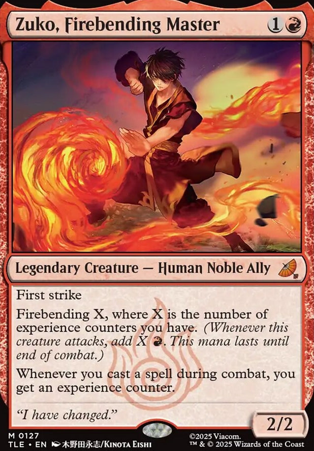 Zuko, Firebending Master [ #0127 ] (TLE-M)