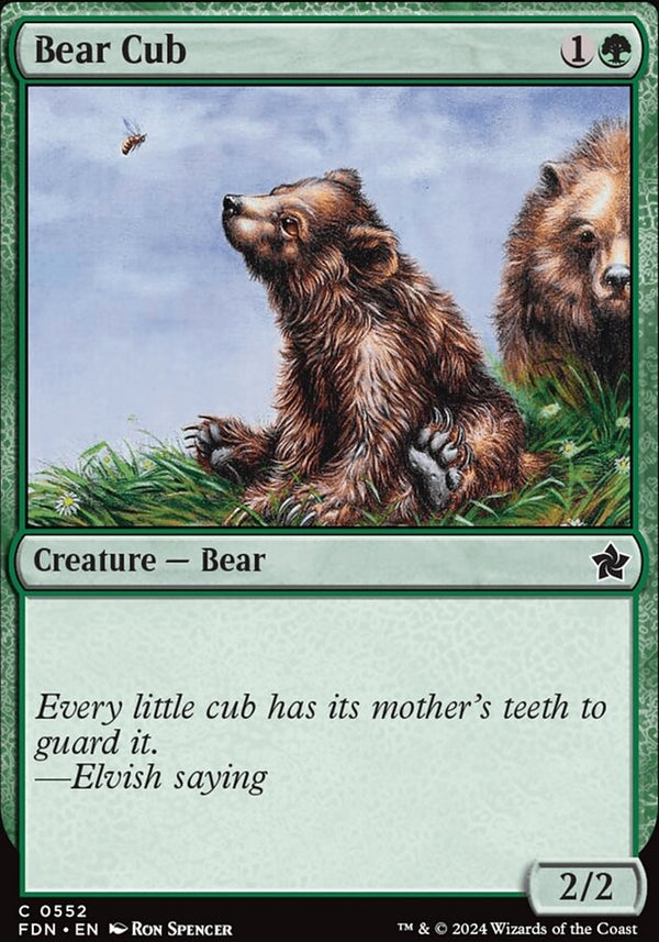 Bear Cub [#0552 Beginner Box] (FDN-C)