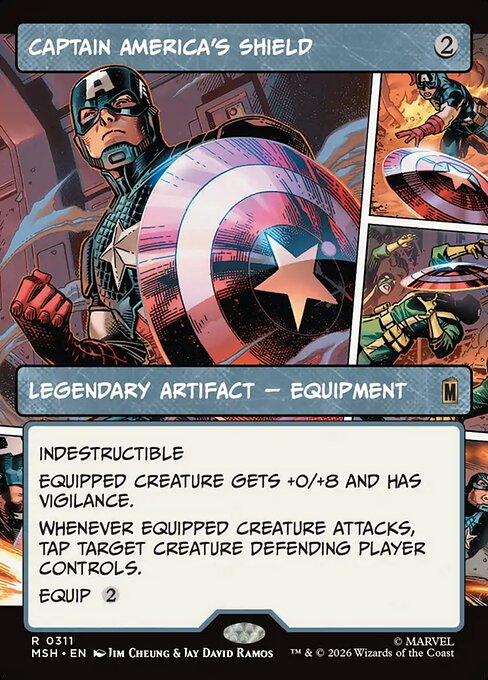 Captain America's Shield [ #0311 Showcase Panel ] (MSH-R)