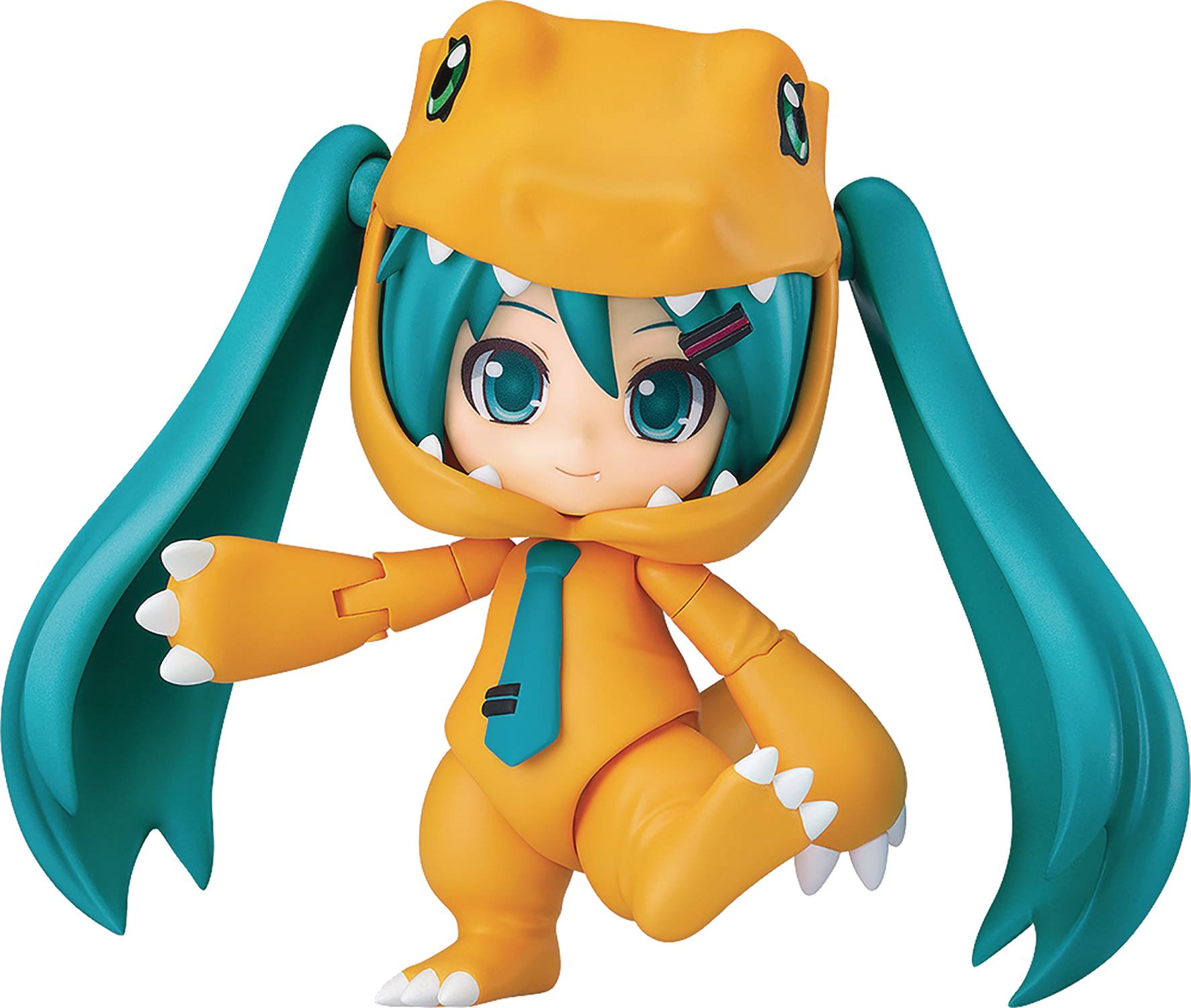 Nendoroid: Miku Hatsune #1439 - Hatsune Miku (Kigurumi Agumon Ver.)