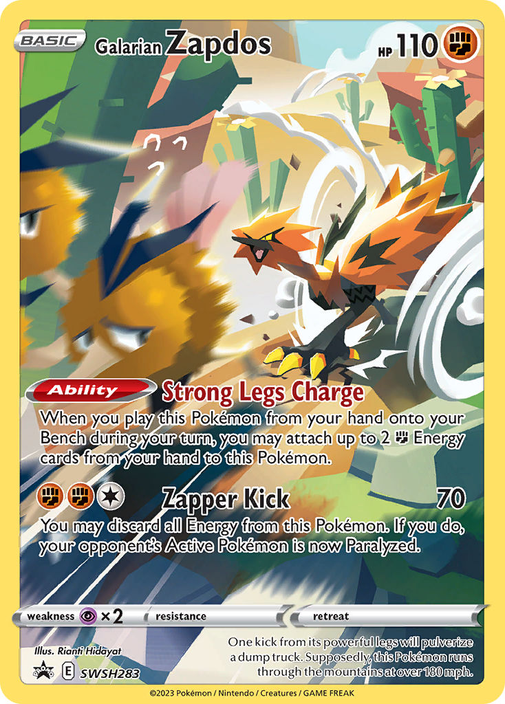 Galarian Zapdos - SWSH283 (SWSH:PR) Promo - Near Mint Holofoil